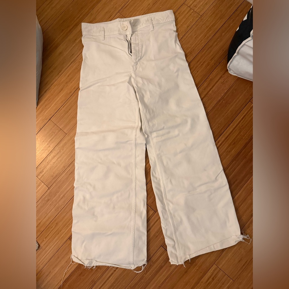 Zara white jeans